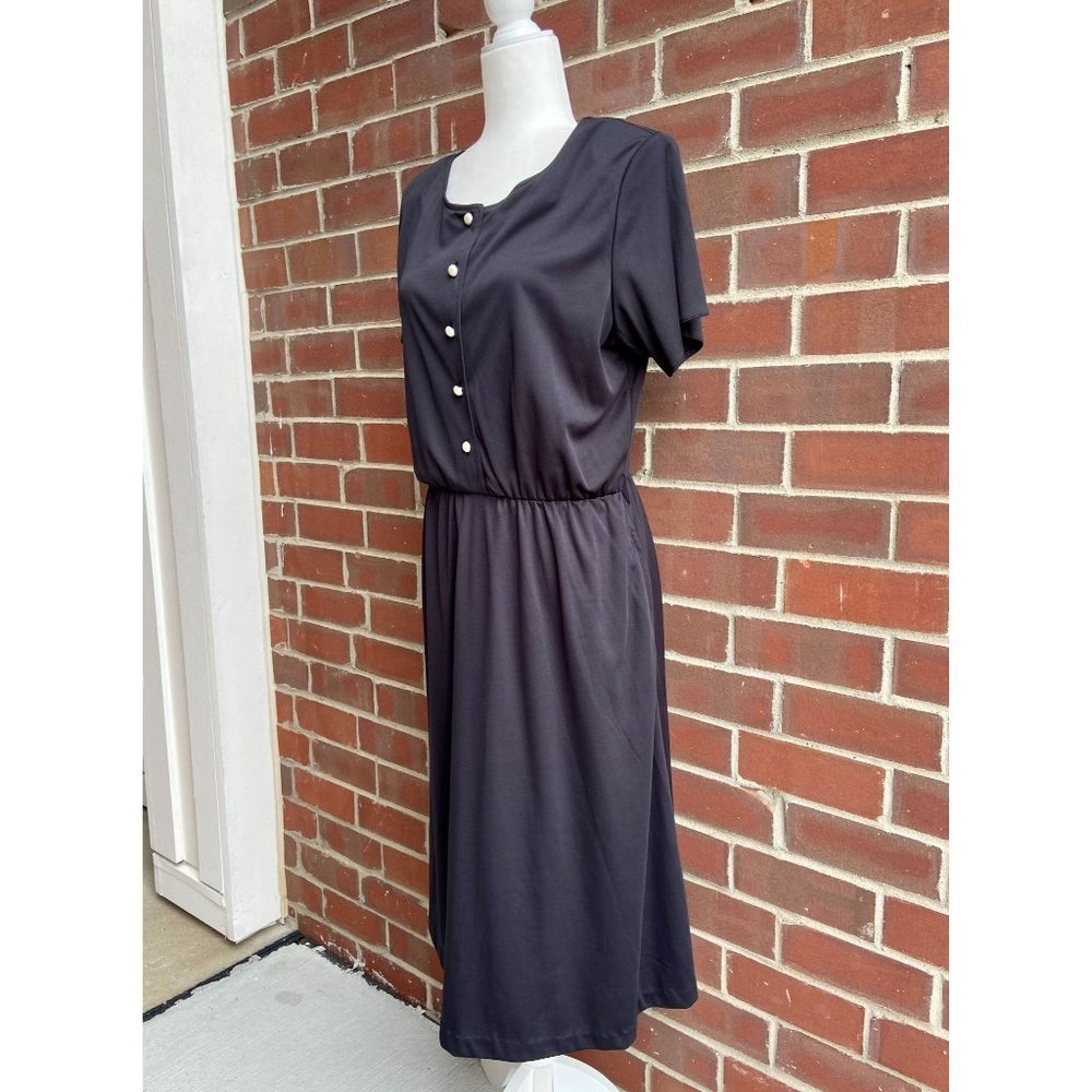 Vintage Blair Black Midi Dress - Picture 3 of 5